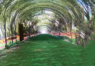 天幕+地面沉浸式